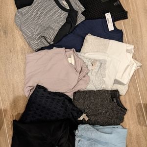 Jcrew, Loft, Marciano, Top shop, LOT of 10 pcs